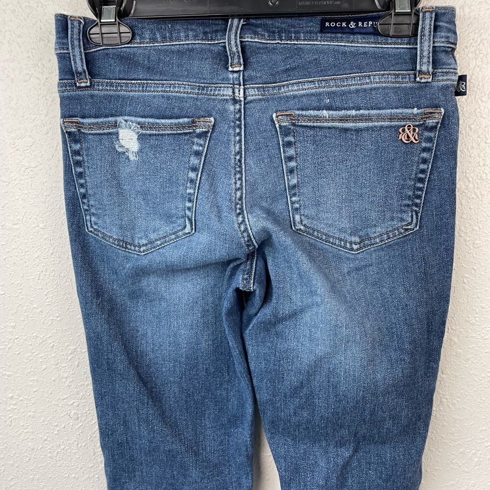 Rock & Republic Fox Stretch Skinny Jeans Size 4R EUC - Picture 2 of 6